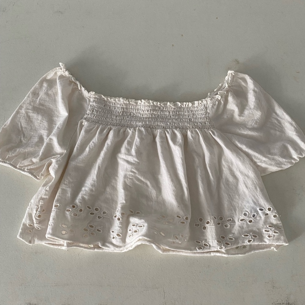American eagle puff sleeve top